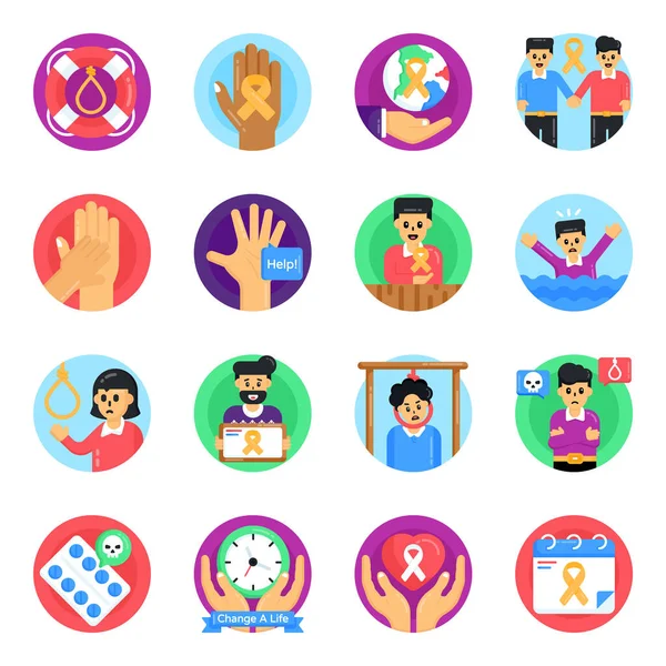 Web tasarımı için vektör simgeleri kümesi