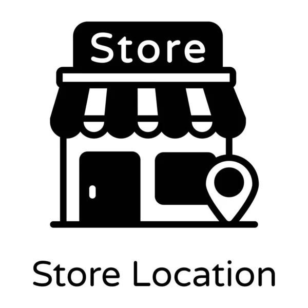 Loja Ícone Web Ilustração Simples —  Vetores de Stock