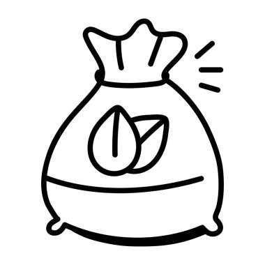 çanta web simgesi vektör illüstrasyonu