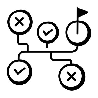 bir ağın satır simgesi