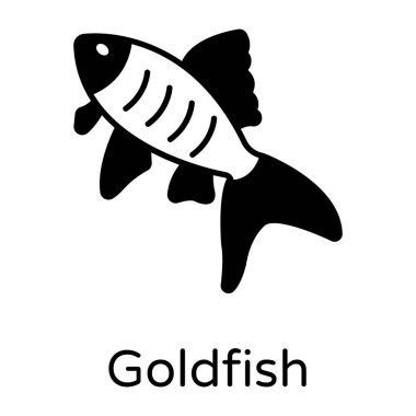 Balık. Web simgesi basit illüstrasyon