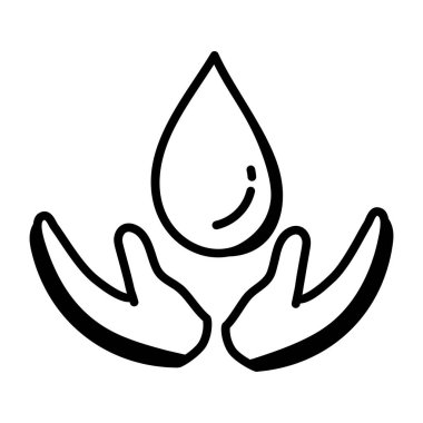 Düşürme simgesi vektör illüstrasyon tasarımı ile el