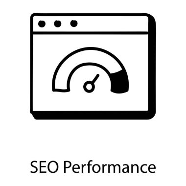 hız göstergesi düz vektör simgesi.