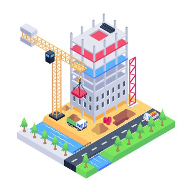 Çizgi film stili vektör çizimi