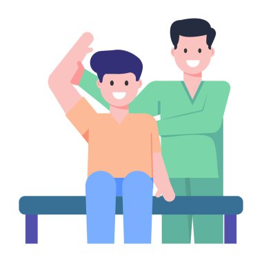 Koltukta oturan genç çift vektör çizim tasarımı