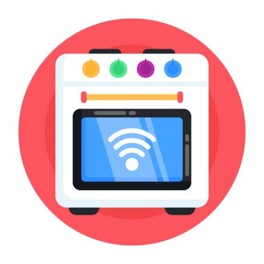 Cep telefonu. Web simgesi basit illüstrasyon