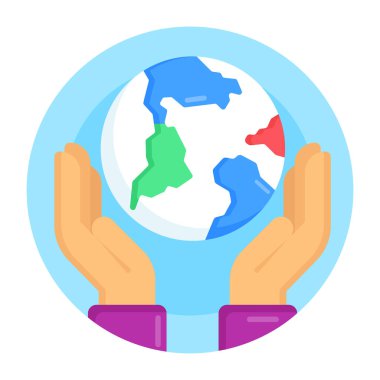 Dünya gezegeni. Web simgesi