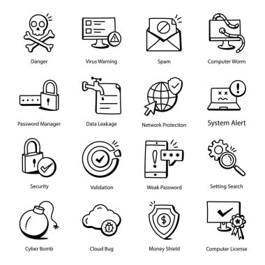 Seo ve teknoloji simgesinin vektör illüstrasyonu