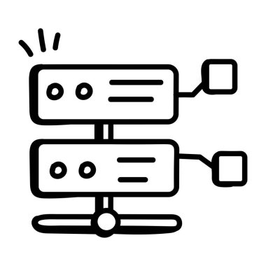 ağ paylaşım simgesi çizimi