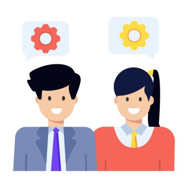 iş insanları ikon vektör illüstrasyon tasarımı