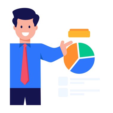 İş adamı web simgesi vektör illüstrasyonu 