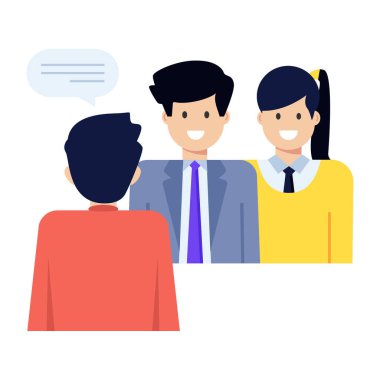 İş adamları simge vektör illüstrasyon tasarımı avatarları