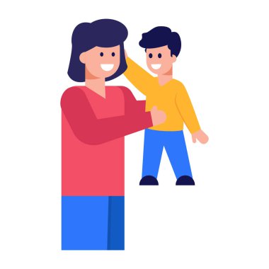 Kolları çapraz vektör illüstrasyonu olan birkaç kişi.