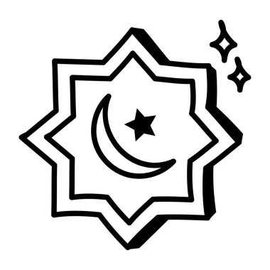 ramadan kareem islamik ikon vektör illüstrasyon tasarımı