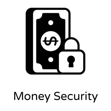 güvenlik kilidi vektör simgesi modern basit tasarım