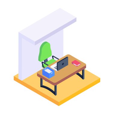 Moderniç 'in izometrik vektör illüstrasyonu.