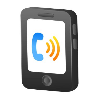 cep telefonu simgesi. vektör illüstrasyonu