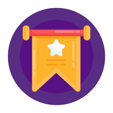 yıldız simgesi vektör illüstrasyonu