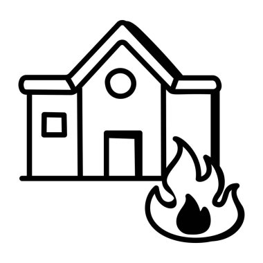 ateş simgesi vektörü beyaz arkaplanda izole edildi, alev şeffaf işareti