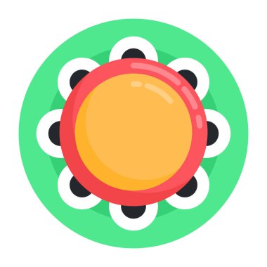 yemek ve içmek yassı simge