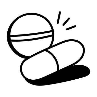 Haplar. Web simgesi basit illüstrasyon