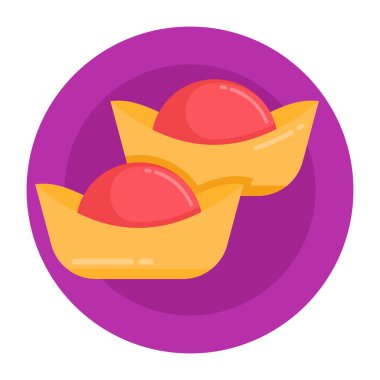 yiyecek ve içecek düz vektör simgesi