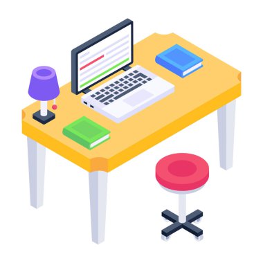 Masa lambası. Basit tasarım