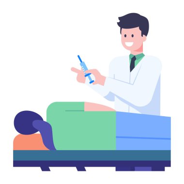 doktor vektör illüstrasyon tasarımı