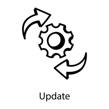 Web simgesi vektör illüstrasyonunu güncelle 