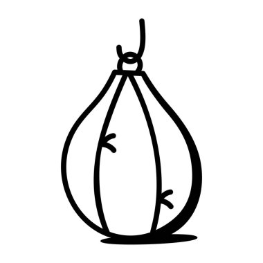 Çizgi film soğanının vektör çizimi