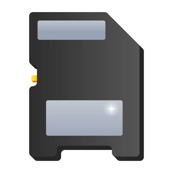 Floppy Disk Simple Illustration — Stock Vector