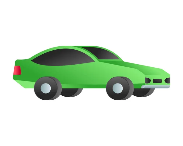 Een Auto Icoon Platte Illustratie Van Sedan Vector Pictogrammen Geïsoleerd — Stockvector