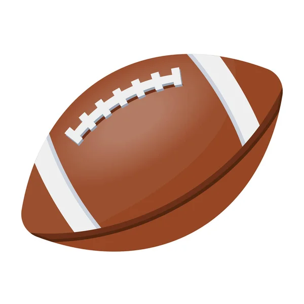 Icône Ballon Football Américain Illustration Vectorielle — Image vectorielle