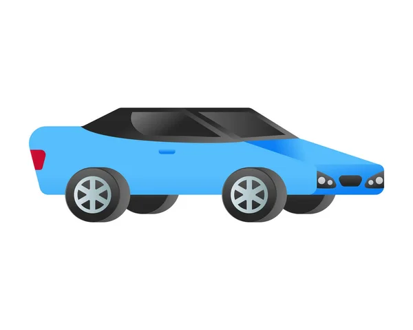 Icono Del Coche Ilustración Plana Sedán Vector Iconos Para Web — Vector de stock