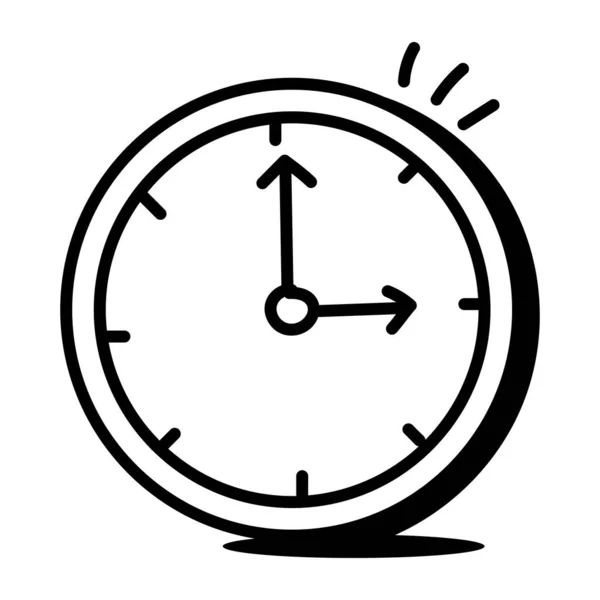 Icono Del Reloj Ilustración Vectorial — Archivo Imágenes Vectoriales