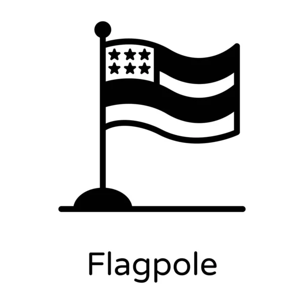 Bandera Polo Vector Ilustración — Archivo Imágenes Vectoriales