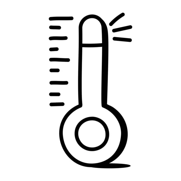 Illustrazione Vettoriale Icona Termometro — Vettoriale Stock