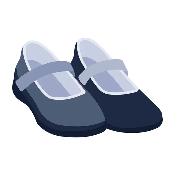 Sandals Icon Flat Illustration Shoes Vector Icons Web — Stock Vector