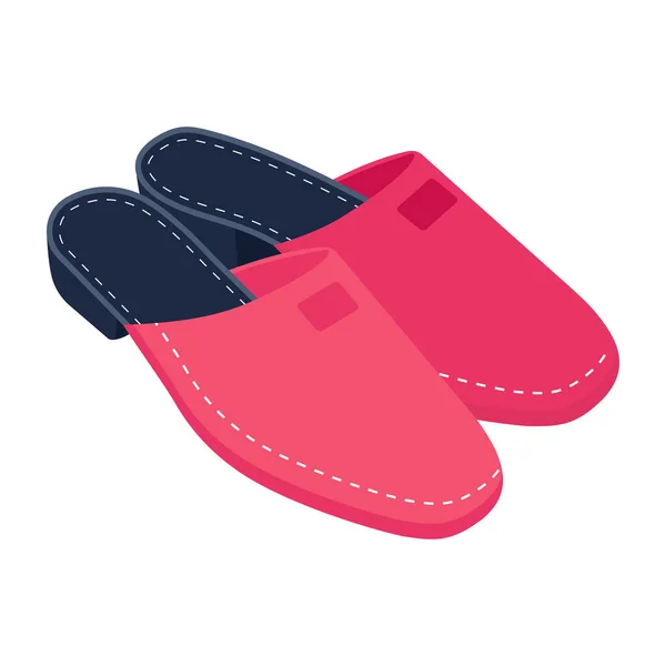 Vektor Illustration Eines Paares Damenschuhe — Stockvektor