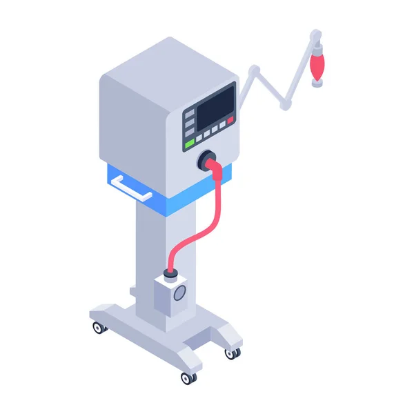 Robotyczne Ramię Maszyny Wektorem Ciśnienia Krwi Projekt Ilustracji — Wektor stockowy