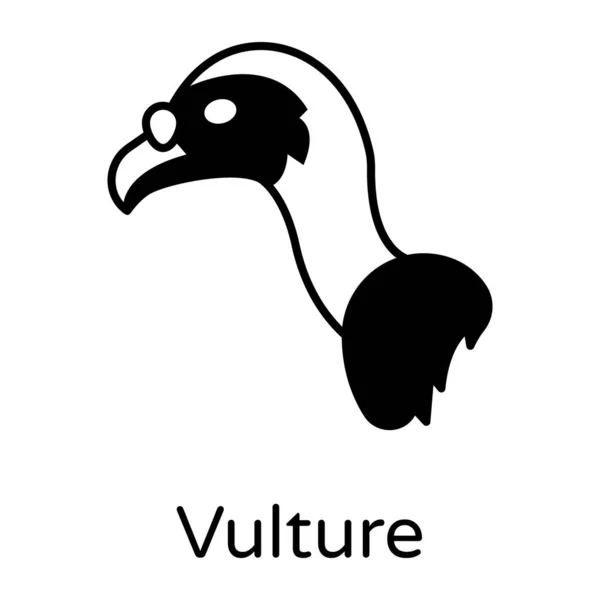 Vautour Icône Web Illustration Vectorielle — Image vectorielle