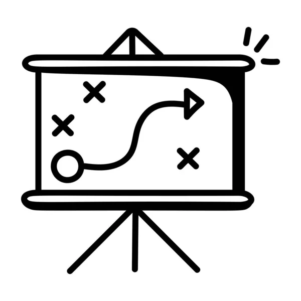 Vorstand Web Symbol Einfache Illustration — Stockvektor
