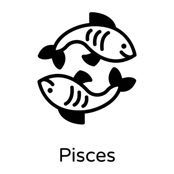 Pescado Icono Web Ilustración Simple — Archivo Imágenes Vectoriales