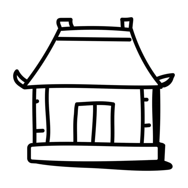 Haus Ikone Vektor Illustration — Stockvektor