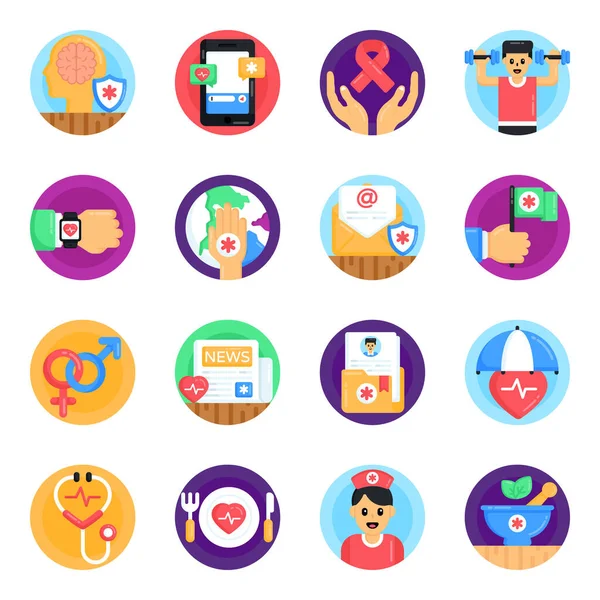 İş yönetimi ve vektör illüstrasyonuna sahip düz simgeler