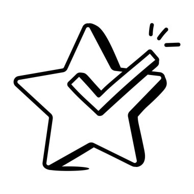 yıldız simgesi, vektör çizimi