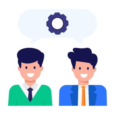 İş adamları karakter vektör illüstrasyon tasarımı avatarları