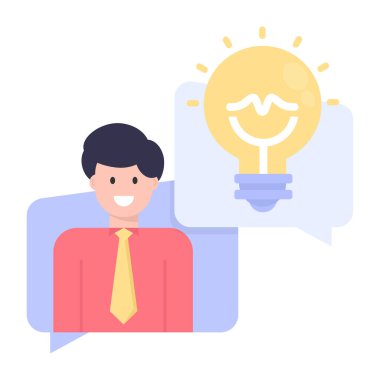 iş fikri web simgesi vektör illüstrasyonu 