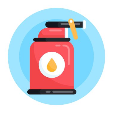 Yağ pompası ikonu. vektör illüstrasyonu