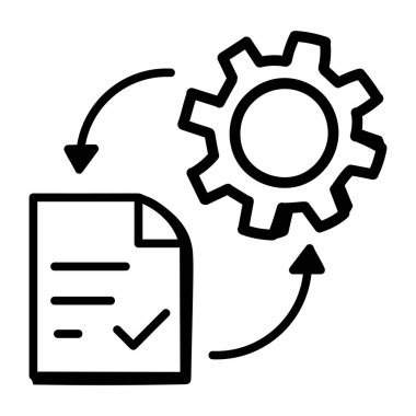 Ayarlama. Web simgesi basit illüstrasyon